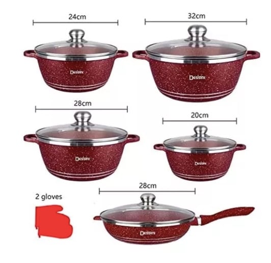 12PCS SET DE OLLAS - 2