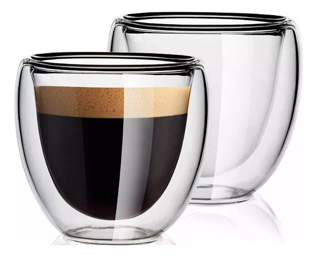 TAZA CAFE 4 VASOS VIDRIO - 2
