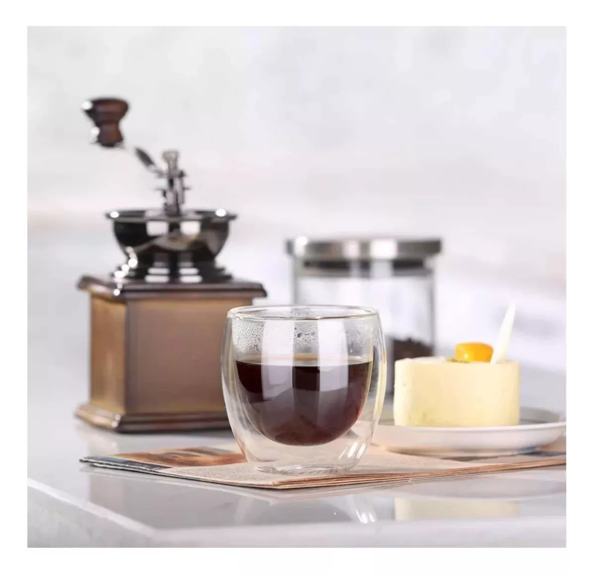 TAZA CAFE 4 VASOS VIDRIO - 3