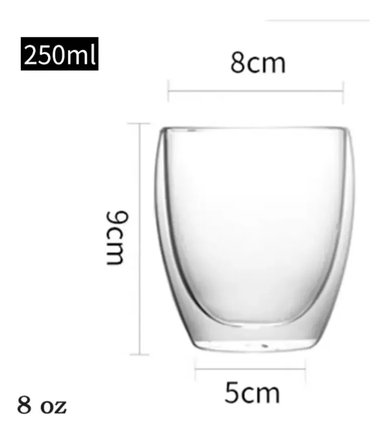 TAZA CAFE 4 VASOS VIDRIO - 5