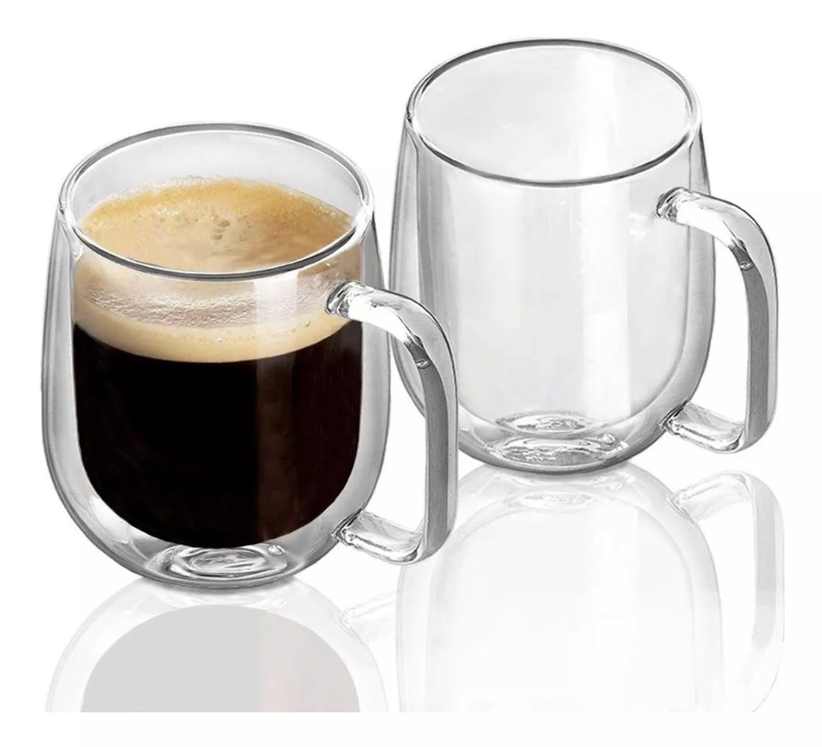 PACK 2 TAZAS DOBLE PARED VIDRIO - 2