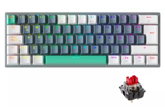 TECLADO MECÁNICO BLUETOOTH ESPAÑOL - 1