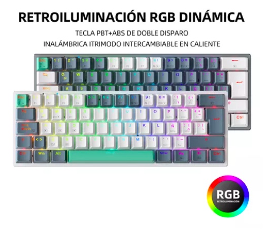 TECLADO MECÁNICO BLUETOOTH ESPAÑOL - 2