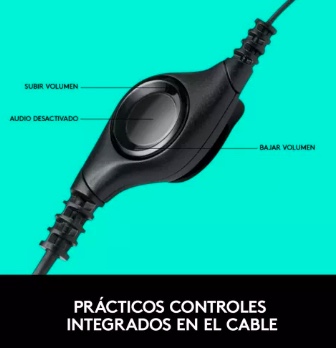 AUDIFONO CON MICROFONO USB LOGITECH - 5