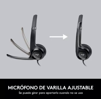 AUDIFONO CON MICROFONO USB LOGITECH - 6