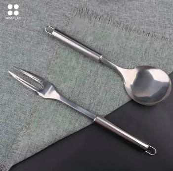 SET 6 UTENSILIOS DE COCINA ACERO INOXIDABLE PREMIUM - 4