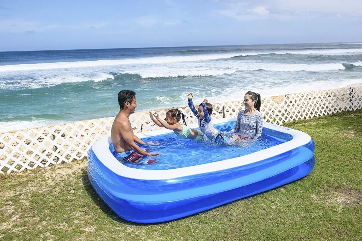 PILETA INFLABLE GRANDE FAMILIAR - 2