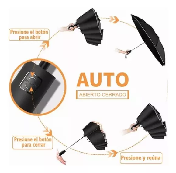 PARAGUAS PLEGABLE AUTOMÁTICO - 2