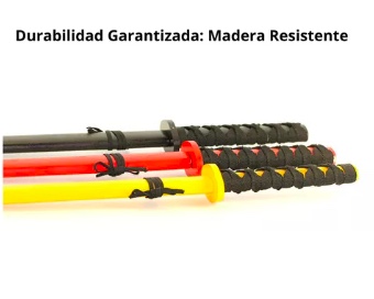 PACK 3 KATANA JAPONESA MADERA ENTRENAMIENTO 73CM - 2