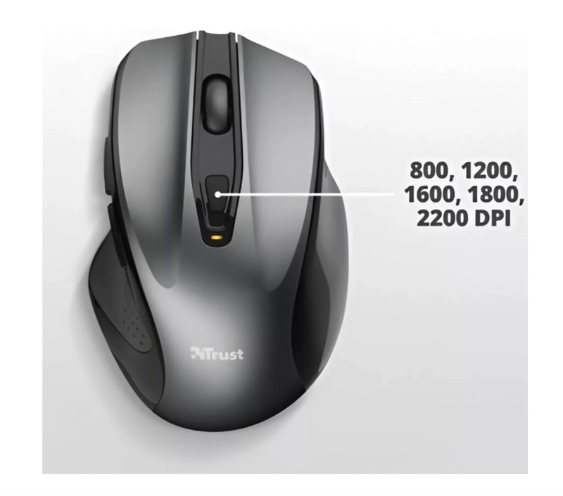 MOUSE TRUST NITO WIRELESS ERGONOMIC - 4
