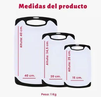 PACK DE TABLAS PARA CORTAR - 3