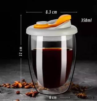 TAZA CAFE DOBLE VIDRIO - 2