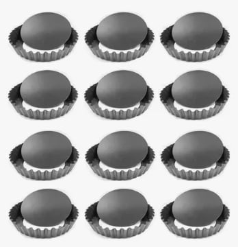 PACK 12 MOLDES TARTALETA DESMONTABLE - 1