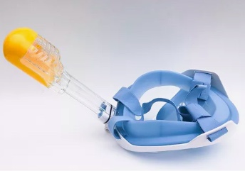 MASCARA DE SNORKEL BUCEO FULLFACE COMPLETA C/ SOPORTE CAMARA - 5