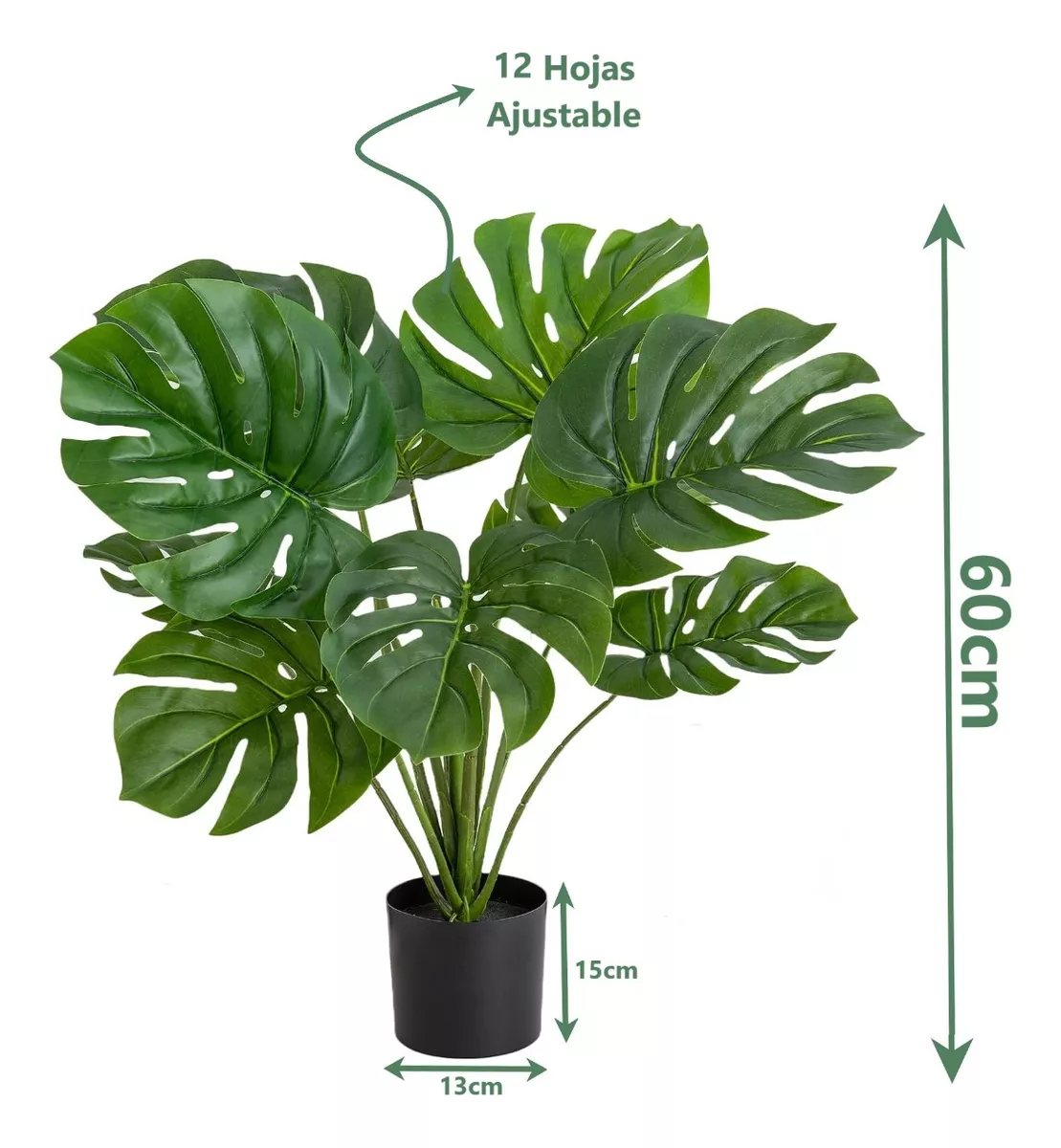 PLANTA ARTIFICIAL CON MACETA - 4