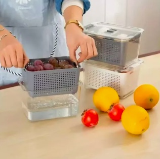 CAJA ORGANIZADORA REFRIGERADOR SELLADA - 3