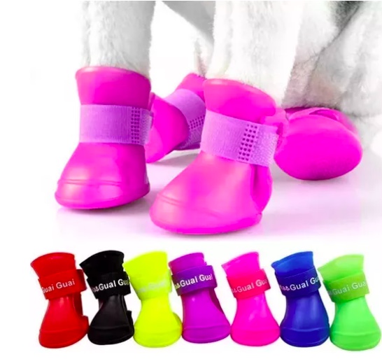 ZAPATOS ANTIDESLIZANTE IMPERMEABLE MASCOTA - 1