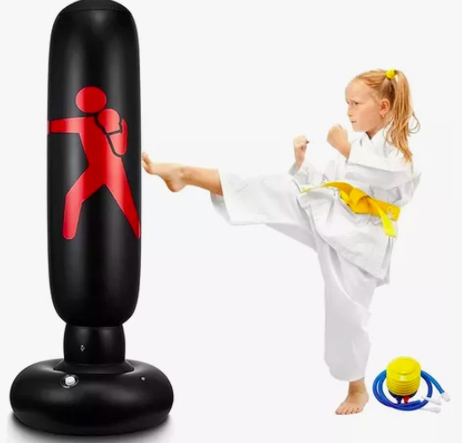 SACO DE BOXEO DE PIE INFLABLE 160CM - 2