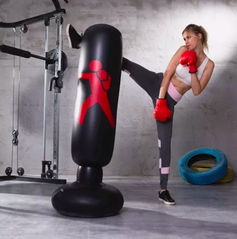 SACO DE BOXEO DE PIE INFLABLE 160CM - 5