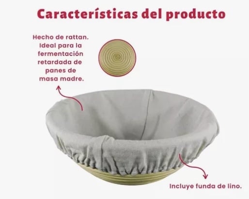 BANNETON REDONDO DE 20CM - 2