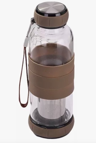 BOTELLA INFUSOR VIDRIO 550CC - 1