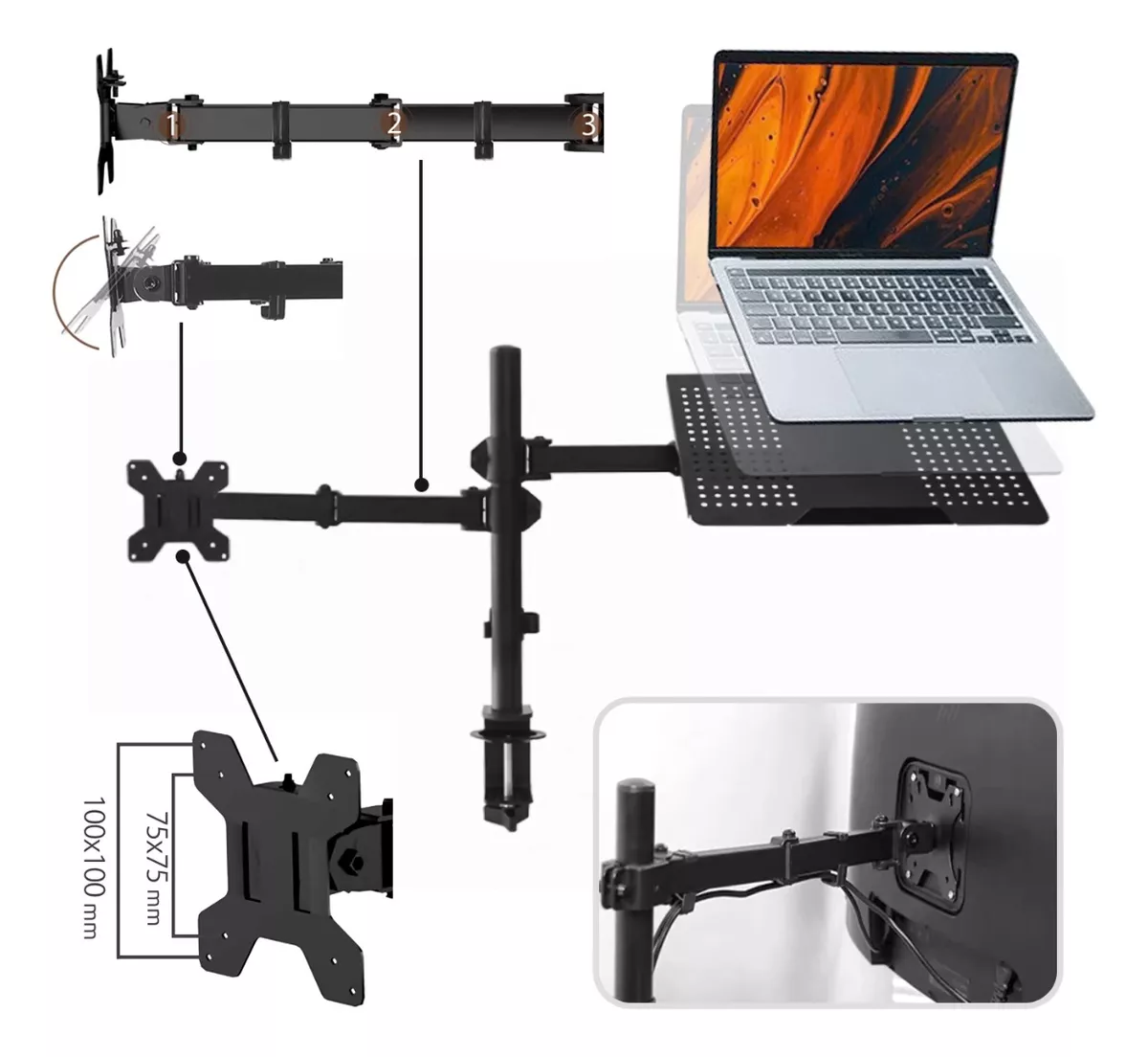 SOPORTE MONITOR Y NOTEBOOK - 3