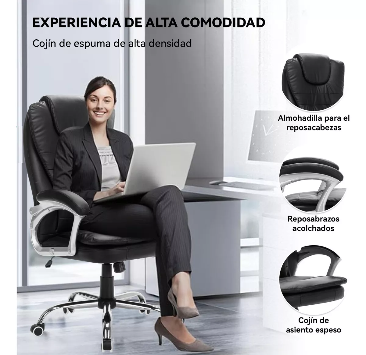 SILLA SOLANA EJECUTIVA SILLA DE OFICINA ERGONÓMICA - 5