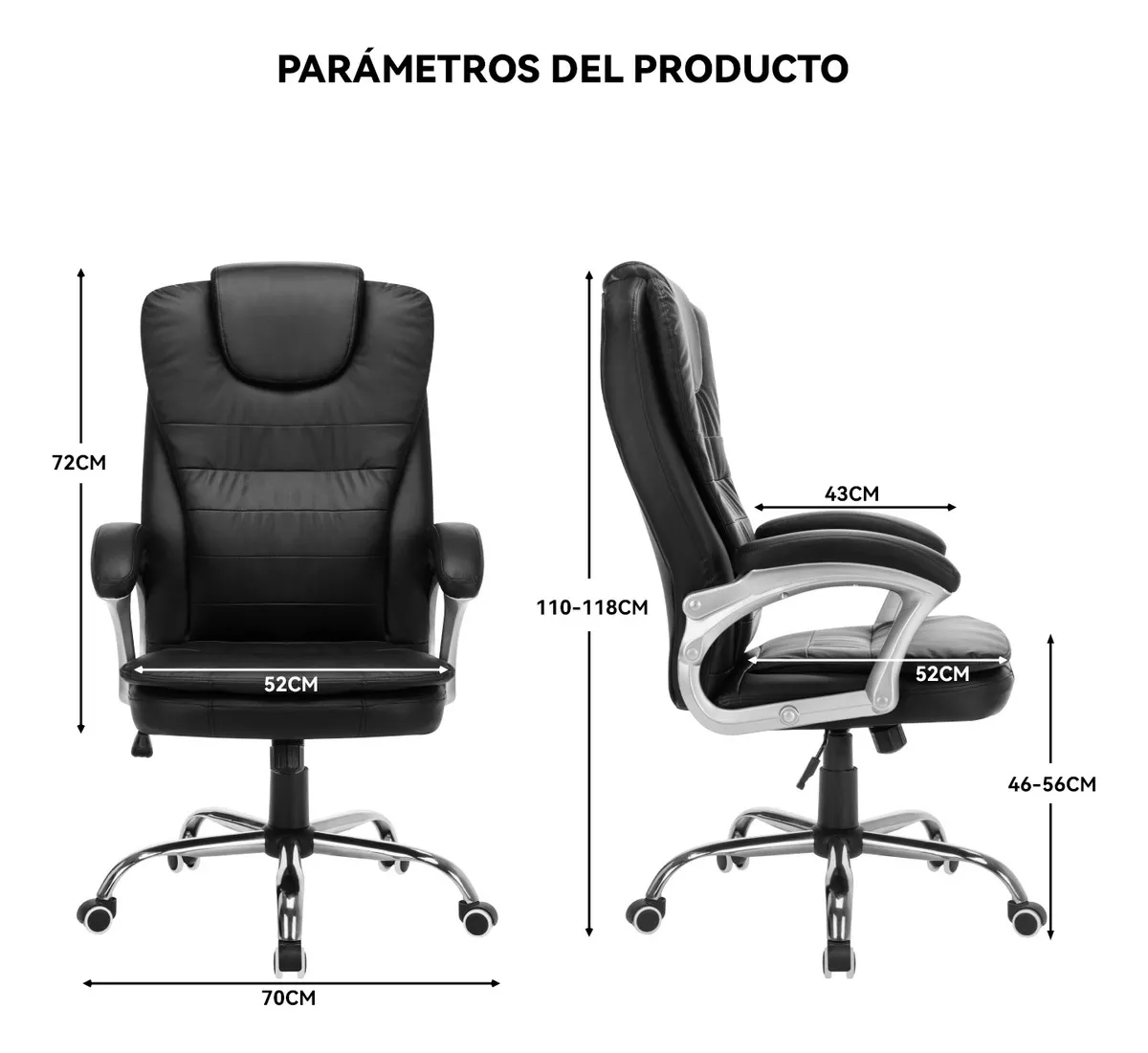 SILLA SOLANA EJECUTIVA SILLA DE OFICINA ERGONÓMICA - 6