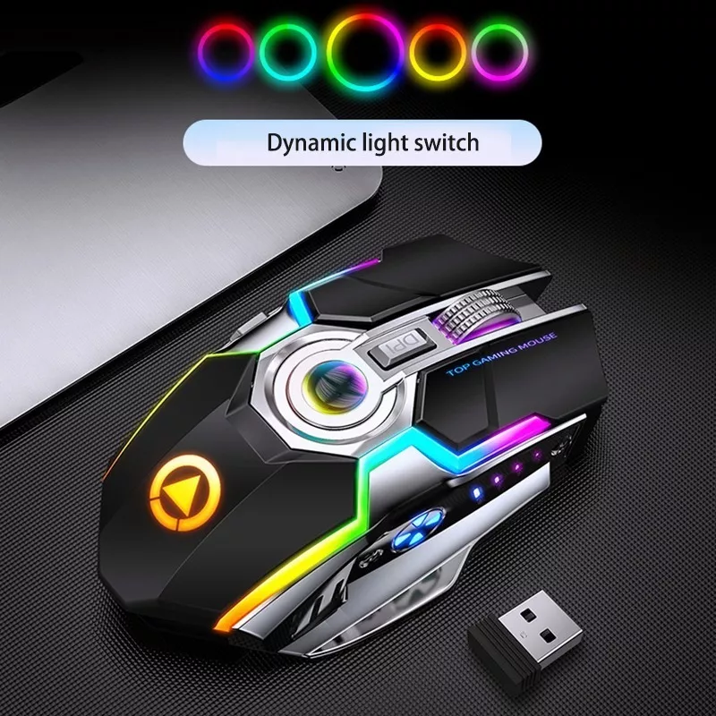 MOUSE GAMER INALAMBRICO RECARGABLE - 2