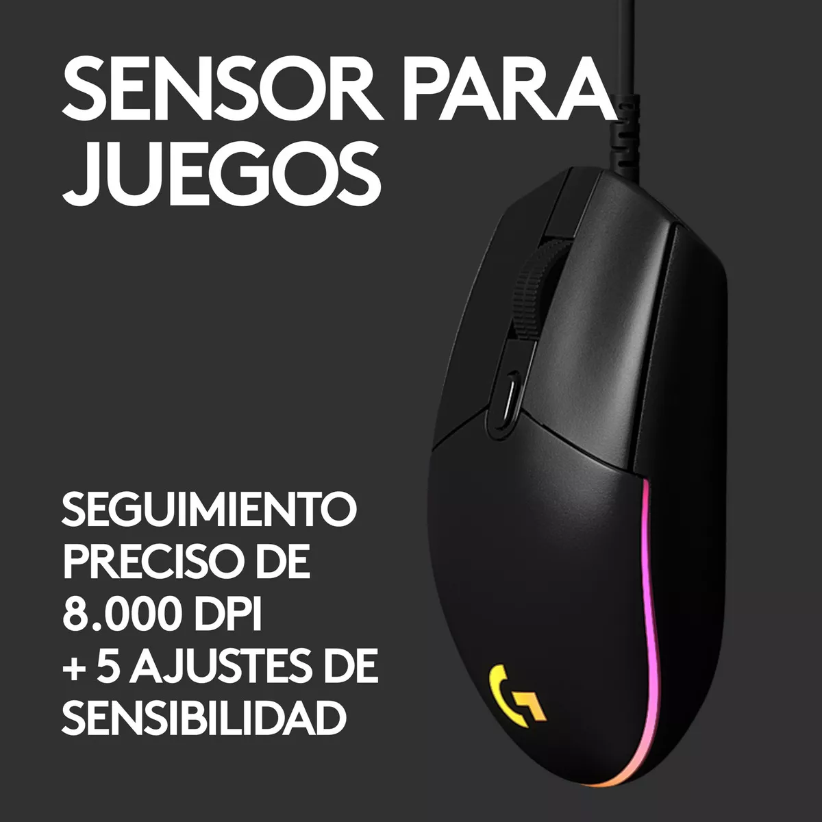 MOUSE GAMER LOGITECH NEW G203 - 4