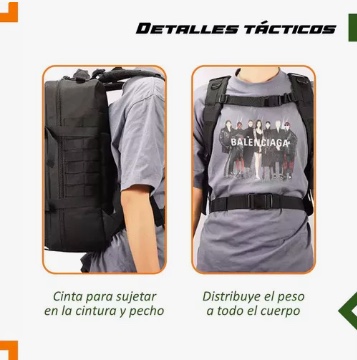 MOCHILA TACTICA MILITAR OUTDOOR - 4