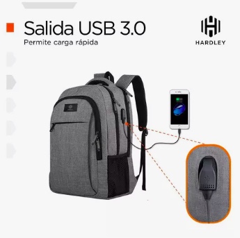 MOCHILA NOTEBOOK HARDLEY IMPERMEABLE - 2