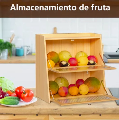 ORGANIZADOR DE MENAJE COCINA BAMBÚ - 3