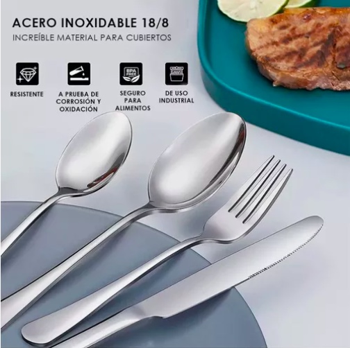 CUCHILLERÍA ACERO INOXIDABLE 48 PIEZAS - 3
