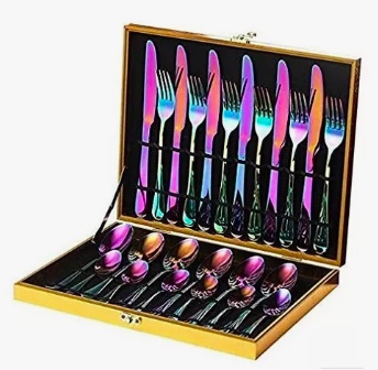 SET DE SERVICIOS ACERO INOXIDABLES TORNASOL - 1