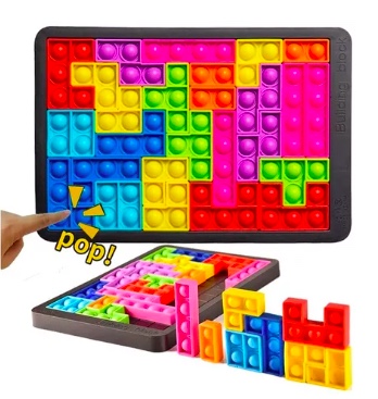 JUEGO PUZZLE POP IT ROMPECABEZAS 27 PIEZAS - 2