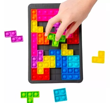 JUEGO PUZZLE POP IT ROMPECABEZAS 27 PIEZAS - 5