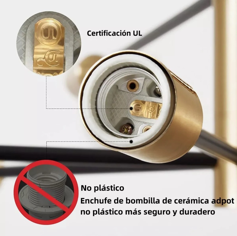 LÁMPARA DE TECHO COLGANTE Y MODERNA - 4