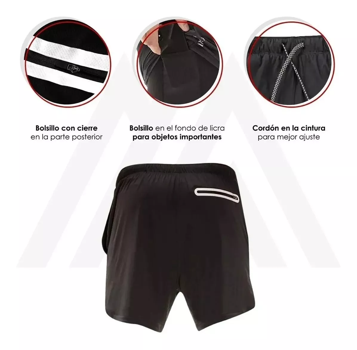 SHORT GIMNASIO LICRA - 2