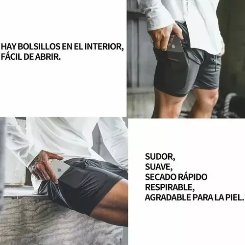 SHORT GIMNASIO LICRA - 3