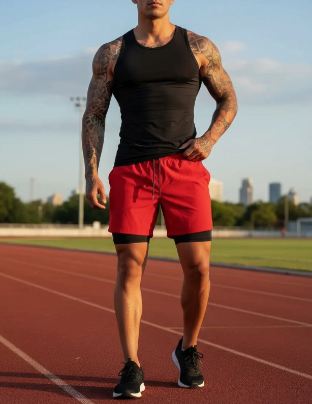 SHORT GIMNASIO LICRA - 1