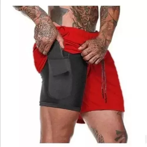 SHORT GIMNASIO LICRA - 1