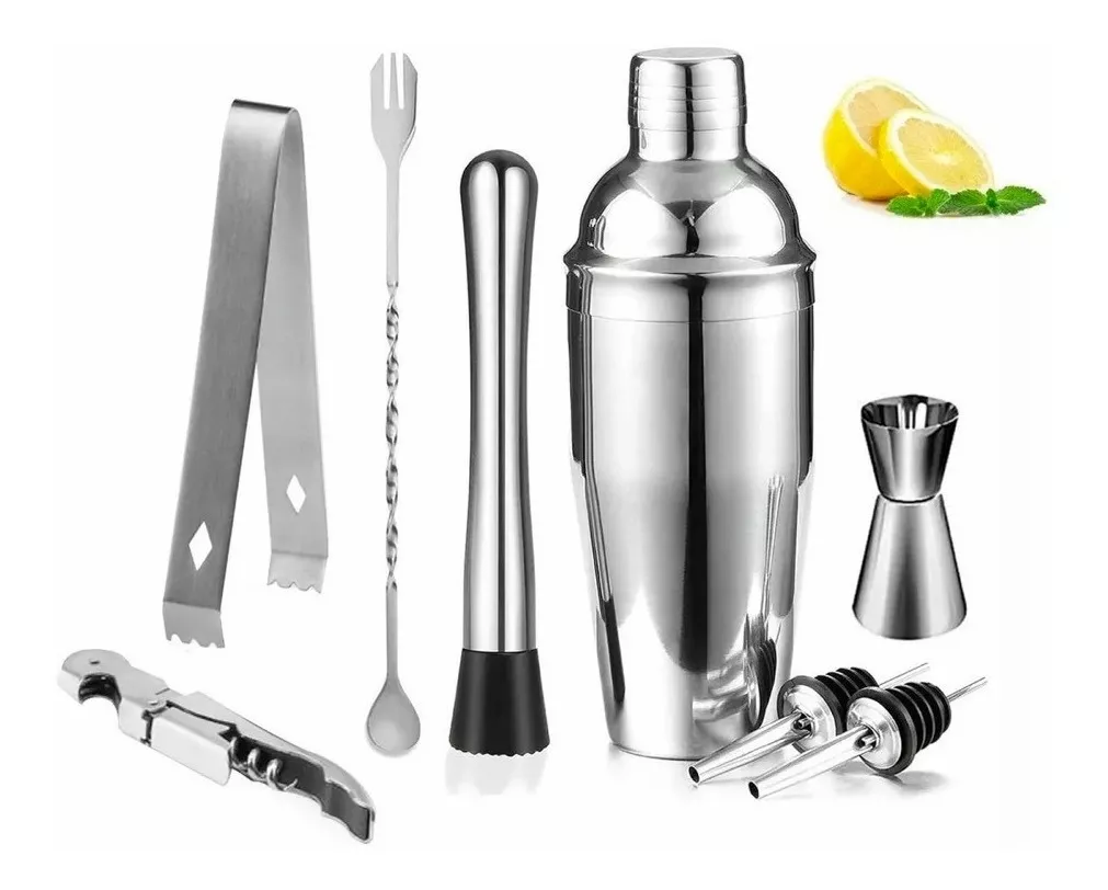 JUEGO DE COCTELERA