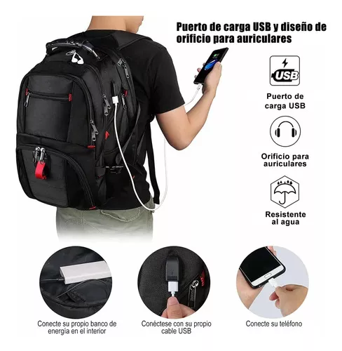 MOCHILA DE VIAJE PARA NOTEBOOK 17'' - 4