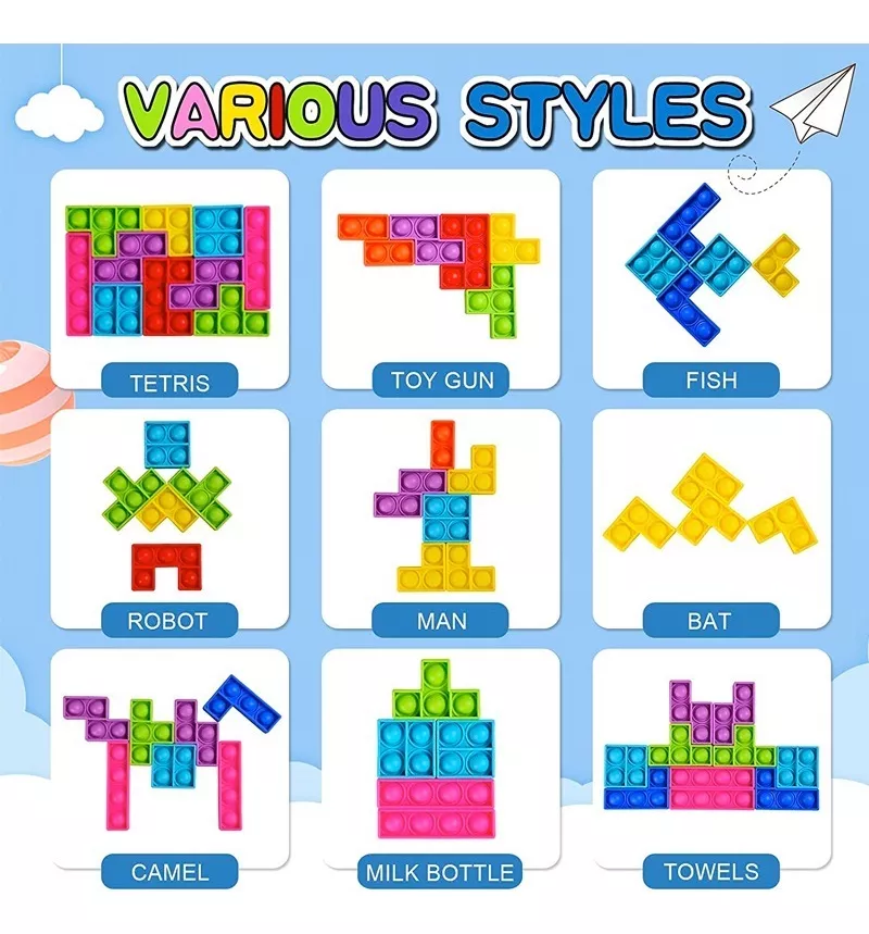 JUEGO PUZZLE POP IT ROMPECABEZAS - 3