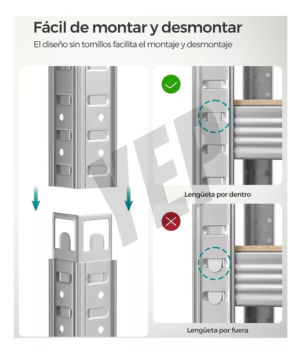ESTANTE ESTANTE YEP REPISA ARMABLE - 2