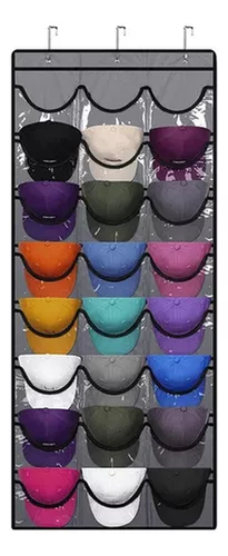 ORGANIZADOR GORRAS GORROS JOCKEY DETRÁS DE PUERTA - 1