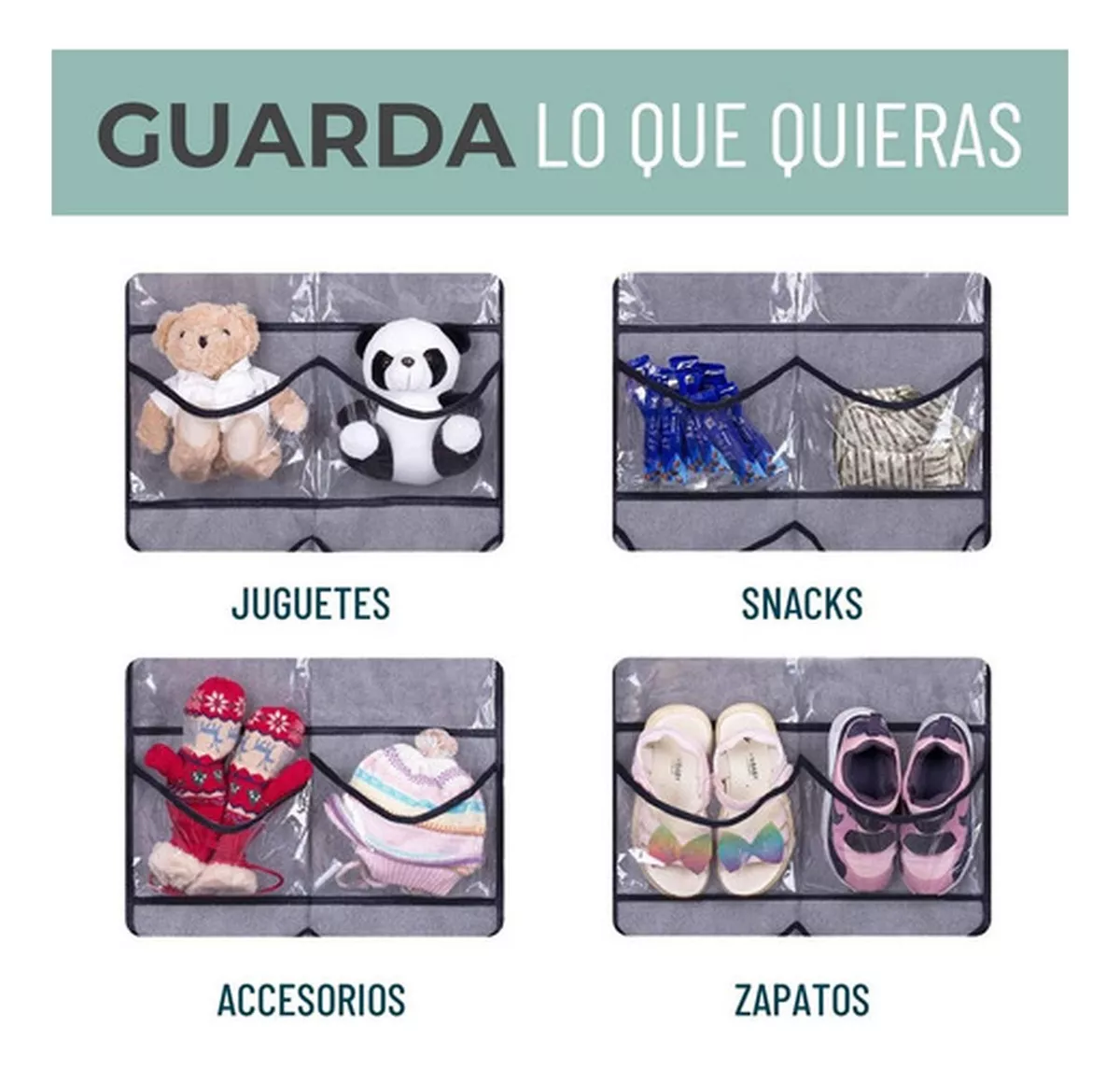 ORGANIZADOR GORRAS GORROS JOCKEY DETRÁS DE PUERTA - 3