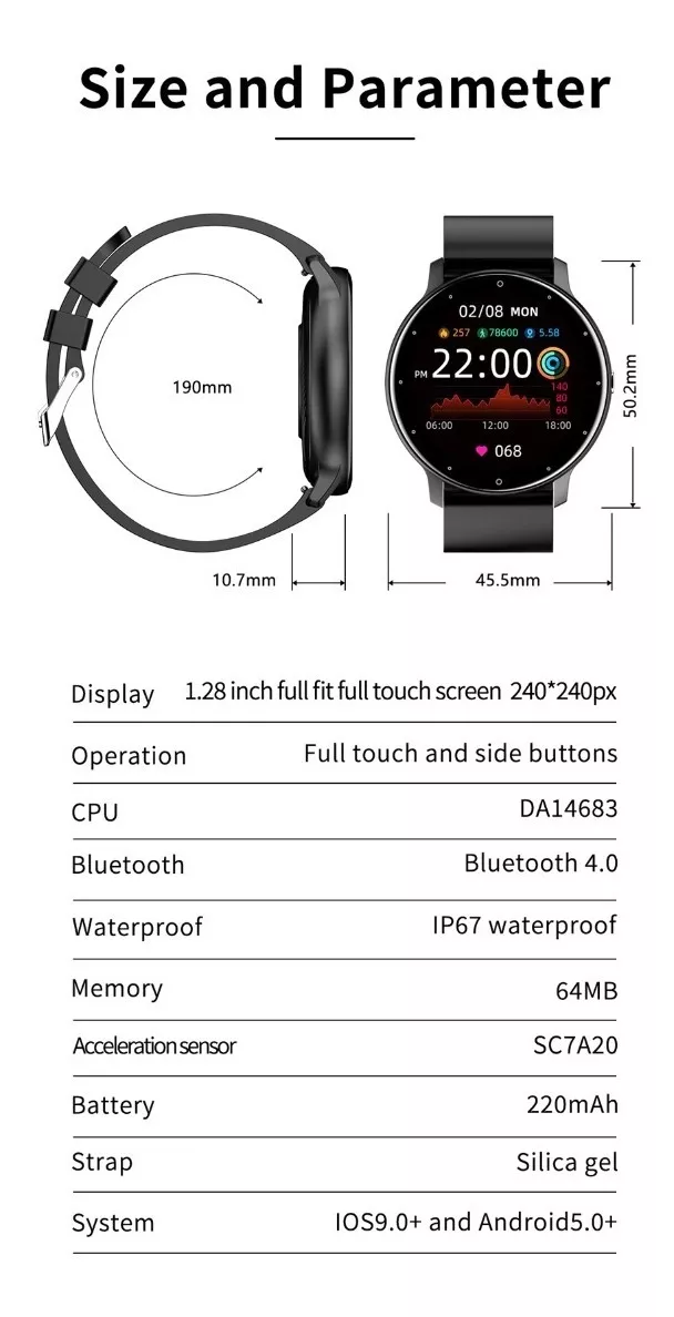 RELOJ INTELIGENTE SMARTWATCH - 6