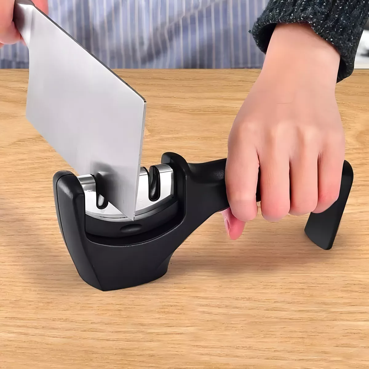 AFILADOR CUCHILLO TIJERA COCINA - 1